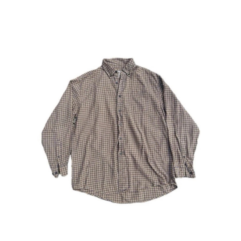 L.L. Bean Men's Long Sleeve Plaid Flannel Shirt Multicolor, Size Large